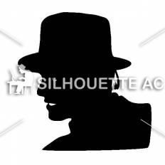帽子の男性 シルエット イラストの無料ダウンロードサイト シルエットac