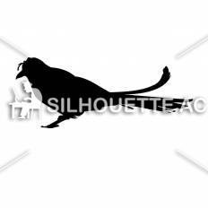 インコ シルエット イラストの無料ダウンロードサイト シルエットac