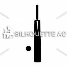 クリケット シルエット イラストの無料ダウンロードサイト シルエットac