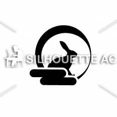 十五夜 シルエット イラストの無料ダウンロードサイト シルエットac
