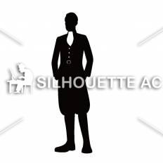 紳士 シルエット イラストの無料ダウンロードサイト シルエットac