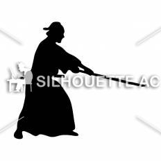 侍 シルエット イラストの無料ダウンロードサイト シルエットac