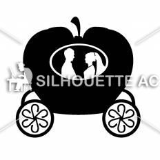 かぼちゃの馬車 シルエット イラストの無料ダウンロードサイト シルエットac
