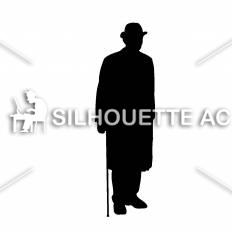 紳士 シルエット イラストの無料ダウンロードサイト シルエットac