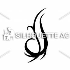トライバル シルエット イラストの無料ダウンロードサイト シルエットac