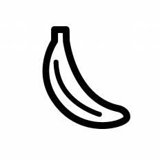 バナナ シルエット イラストの無料ダウンロードサイト シルエットac