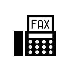 Fax シルエット イラストの無料ダウンロードサイト シルエットac