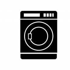 ドラム式洗濯機 シルエット イラストの無料ダウンロードサイト シルエットac