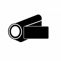 デジタルビデオカメラ シルエット イラストの無料ダウンロードサイト シルエットac