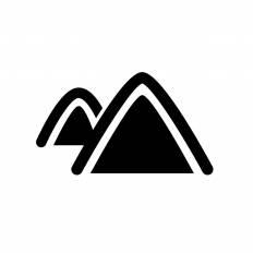 山 シルエット イラストの無料ダウンロードサイト シルエットac