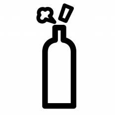 ワインボトル シルエット イラストの無料ダウンロードサイト シルエットac