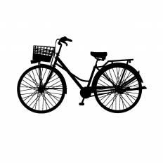 自転車 シルエット イラストの無料ダウンロードサイト シルエットac