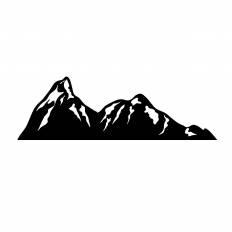 山 シルエット イラストの無料ダウンロードサイト シルエットac