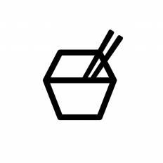 小鉢と箸 シルエット イラストの無料ダウンロードサイト シルエットac