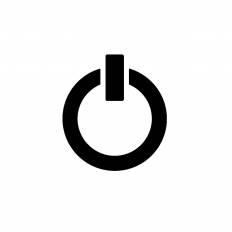 電源ボタン シルエット イラストの無料ダウンロードサイト シルエットac