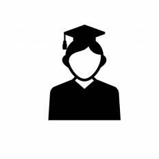 学生 シルエット イラストの無料ダウンロードサイト シルエットac