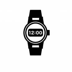 デジタル腕時計 シルエット イラストの無料ダウンロードサイト シルエットac