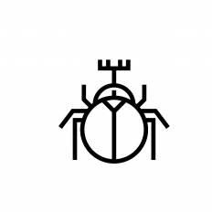 カブトムシ シルエット イラストの無料ダウンロードサイト シルエットac