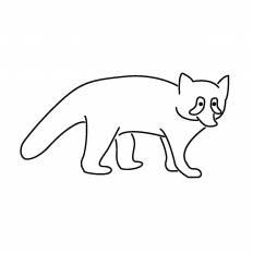 たぬき シルエット イラストの無料ダウンロードサイト シルエットac