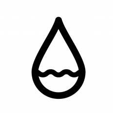 水滴 シルエット イラストの無料ダウンロードサイト シルエットac