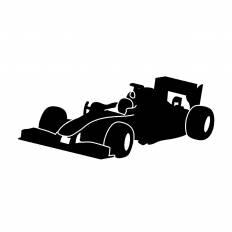 レーシングカー シルエット イラストの無料ダウンロードサイト シルエットac