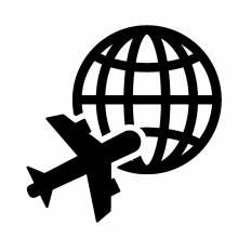 海外旅行 シルエット イラストの無料ダウンロードサイト シルエットac