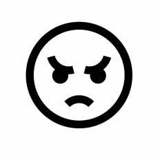 怒り顔 シルエット イラストの無料ダウンロードサイト シルエットac
