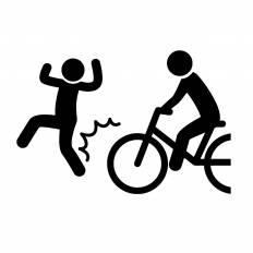 自転車 シルエット イラストの無料ダウンロードサイト シルエットac