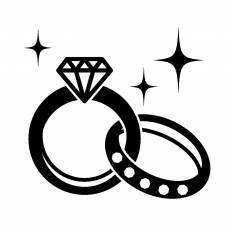 結婚指輪 シルエット イラストの無料ダウンロードサイト シルエットac