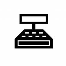 レジ シルエット イラストの無料ダウンロードサイト シルエットac