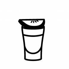 カクテル シルエット イラストの無料ダウンロードサイト シルエットac