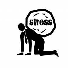 ストレスと男性 シルエット イラストの無料ダウンロードサイト シルエットac