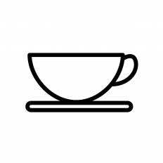 コーヒーカップ シルエット イラストの無料ダウンロードサイト シルエットac