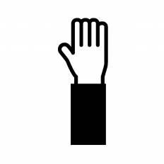 挙手 シルエット イラストの無料ダウンロードサイト シルエットac
