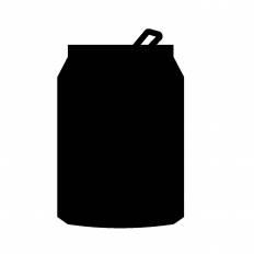 缶ビール シルエット イラストの無料ダウンロードサイト シルエットac