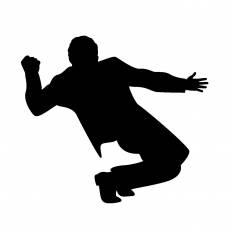 ダンスする男性 シルエット イラストの無料ダウンロードサイト シルエットac
