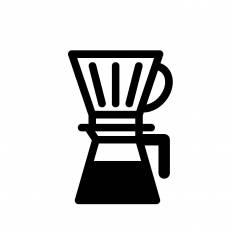ドリップコーヒー シルエット イラストの無料ダウンロードサイト シルエットac