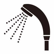 シャワーヘッド シルエット イラストの無料ダウンロードサイト シルエットac