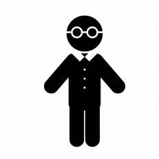 男子学生 シルエット イラストの無料ダウンロードサイト シルエットac