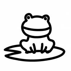 かえる シルエット イラストの無料ダウンロードサイト シルエットac