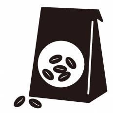 珈琲豆 シルエット イラストの無料ダウンロードサイト シルエットac