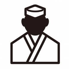 寿司職人 シルエット イラストの無料ダウンロードサイト シルエットac