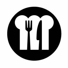 レストランマーク シルエット イラストの無料ダウンロードサイト シルエットac