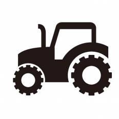 農業用トラクター シルエット イラストの無料ダウンロードサイト シルエットac