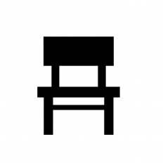 椅子 シルエット イラストの無料ダウンロードサイト シルエットac