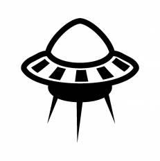 Ufo シルエット イラストの無料ダウンロードサイト シルエットac