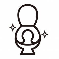 洋式トイレ シルエット イラストの無料ダウンロードサイト シルエットac