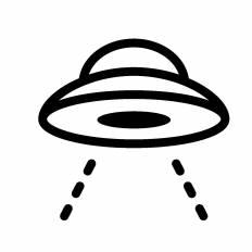 Ufo シルエット イラストの無料ダウンロードサイト シルエットac