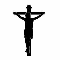 キリストの磔刑 シルエット イラストの無料ダウンロードサイト シルエットac