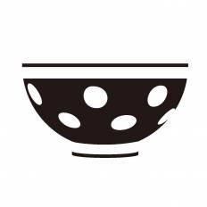 茶碗 シルエット イラストの無料ダウンロードサイト シルエットac